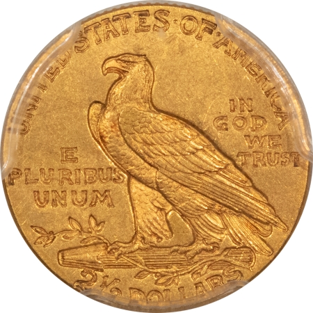 $2.50 1912 $2.50 INDIAN GOLD QUARTER EAGLE – PCGS MS-62