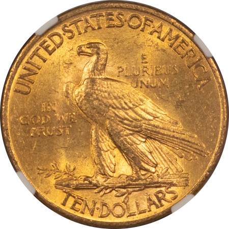 $10 1915 $10 INDIAN GOLD EAGLE – NGC MS-63, ORIGINAL & CHOICE!