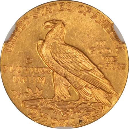 $2.50 1915 $2.50 INDIAN GOLD QUARTER EAGLE – NGC MS-62