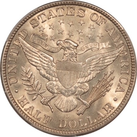 Barber Halves 1915-D BARBER HALF DOLLAR – PCGS MS-63, BLAST WHITE & PREMIUM QUALITY!