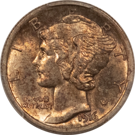 Mercury Dimes 1916 MERCURY DIME – PCGS MS-63 FB