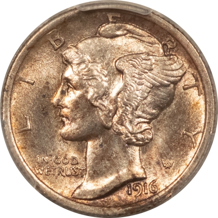 Mercury Dimes 1916 MERCURY DIME – PCGS MS-64 FB