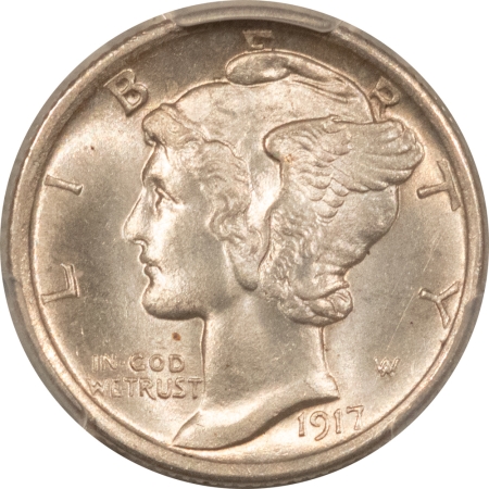 Mercury Dimes 1917 MERCURY DIME – PCGS MS-64 FB