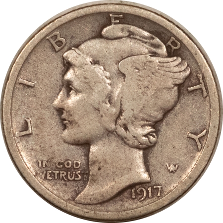 Mercury Dimes 1917-D MERCURY DIME – HIGH GRADE CIRCULATED EXAMPLE!