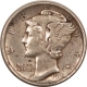 New Store Items 1919 MERCURY DIME – HIGH GRADE EXAMPLE! ORIGINAL AU!