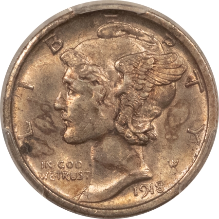 Mercury Dimes 1918-S MERCURY DIME – PCGS MS-62