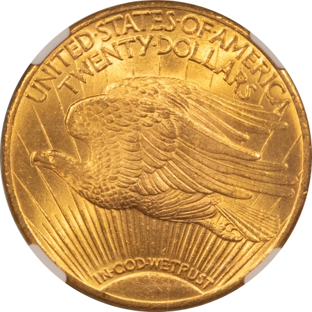 $20 1924 $20 ST GAUDENS GOLD – NGC MS-64 CAC APPROVED, VERY LUSTROUS & PQ!