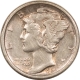 U.S. Uncertified Coins 1931-D MERCURY DIME – XF DETAIL BUT LIGHT CLEANING