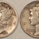 New Store Items 1918, 1918-S MERCURY DIMES, LOT OF 2 – AU DETAILS, BUT 1918-S W/ MINOR DAMAGE!