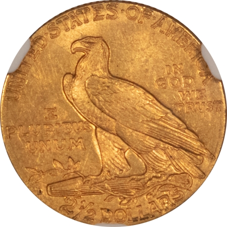 $2.50 1925-D $2.50 INDIAN GOLD QUARTER EAGLE – NGC MS-63, ORIGINAL CHOICE!