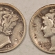 Mercury Dimes 1931-S, 1935, 1936 MERCURY DIMES – LOT/3, CIRCULATED ALL HAVE HIGH GRADE DETAIL