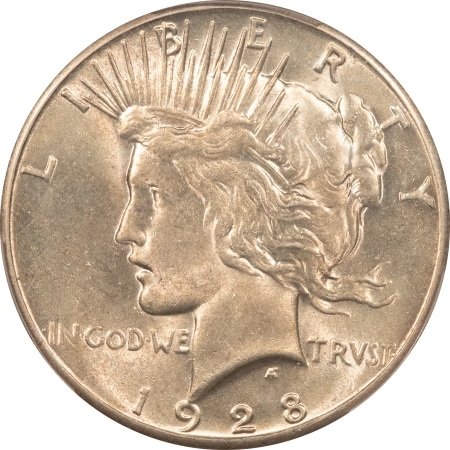 New Certified Coins 1928 PEACE DOLLAR PCGS MS-62