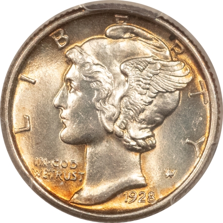 Mercury Dimes 1928 MERCURY DIME – PCGS MS-63 FB