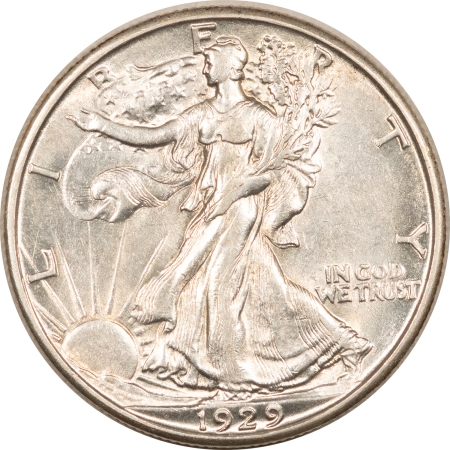 U.S. Uncertified Coins 1929-D WALKING LIBERTY HALF DOLLAR HIGH GRADE NEARLY UNCIRCULATED, LOOKS CHOICE!