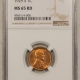 Lincoln Cents (Wheat) 1930 LINCOLN CENT – NGC MS-67 RD, OLD FATTIE HOLDER!