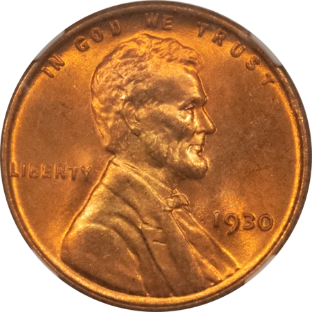 Lincoln Cents (Wheat) 1930 LINCOLN CENT – NGC MS-65 RD, PRETTY!