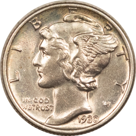 New Store Items 1930-S MERCURY DIME – HIGH GRADE NEARLY UNC, LOOKS CHOICE!