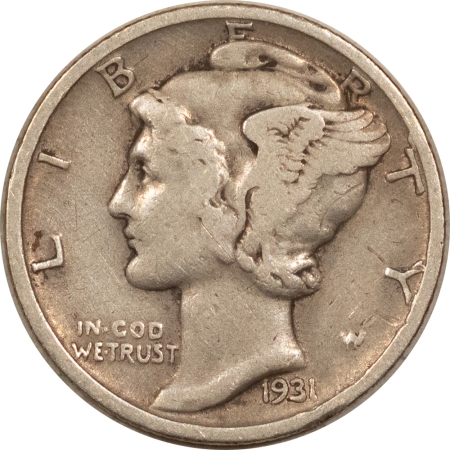 New Store Items 1931-D MERCURY DIME – PLEASING CIRCULATED EXAMPLE