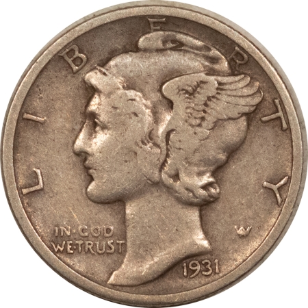 New Store Items 1931-D MERCURY DIME – HIGH GRADE CIRCULATED EXAMPLE