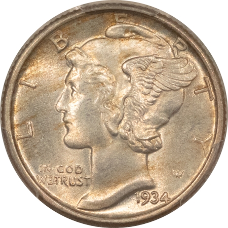 Mercury Dimes 1934 MERCURY DIME – PCGS MS-66 FB