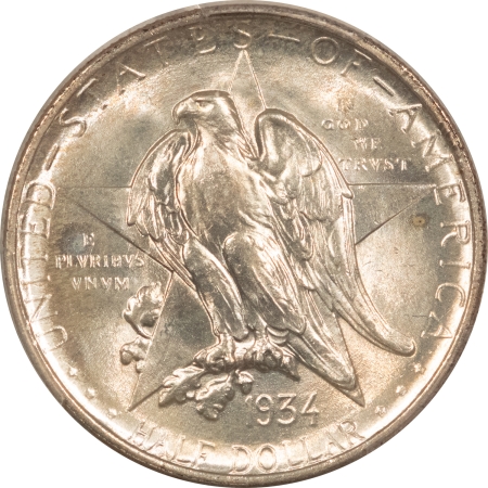 Silver 1934 TEXAS COMMEMORATIVE HALF DOLLAR – PCGS MS-67