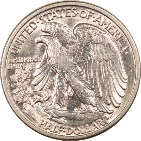 U.S. Uncertified Coins 1934-S WALKING LIBERTY HALF DOLLAR – HIGH GRADE EXAMPLE, NEARLY UNC! WHITE!