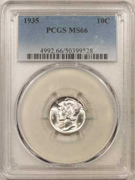 Mercury Dimes 1935 MERCURY DIME – PCGS MS-66