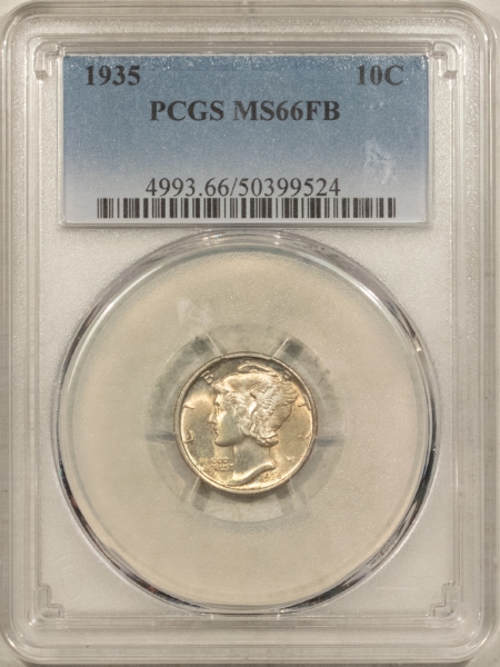 Mercury Dimes 1935 MERCURY DIME – PCGS MS-66 FB