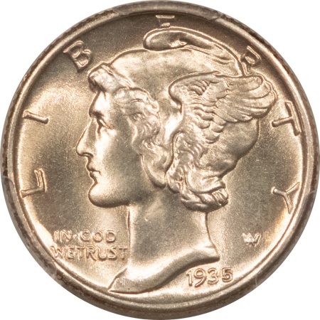 Mercury Dimes 1935 MERCURY DIME – PCGS MS-66 FB