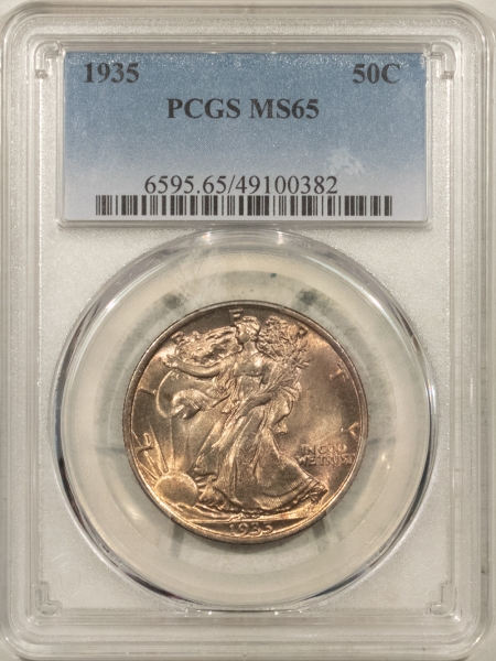 U.S. Certified Coins 1935 WALKING LIBERTY HALF DOLLAR – PCGS MS-65