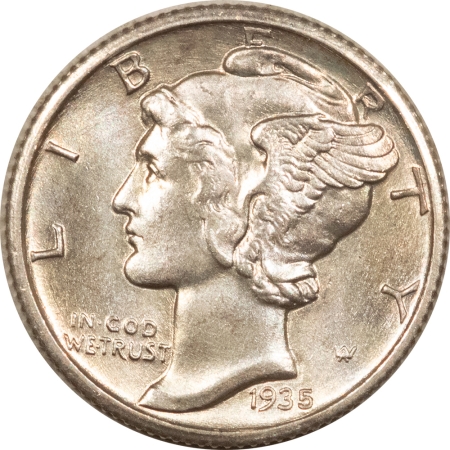 New Store Items 1935-S MERCURY DIME – UNCIRCULATED, FLASHY & UNTONED!