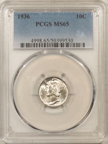 Mercury Dimes 1936 MERCURY DIME – PCGS MS-65