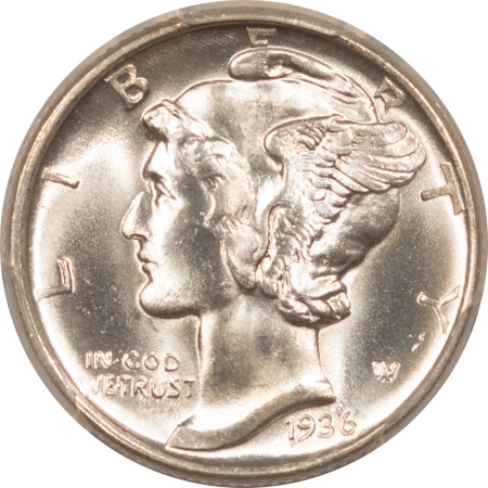 Mercury Dimes 1936-D MERCURY DIME – PCGS MS-65