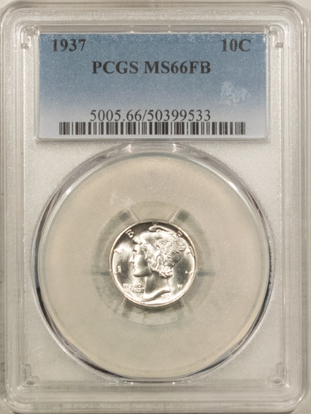 Mercury Dimes 1937 MERCURY DIME – PCGS MS-66 FB