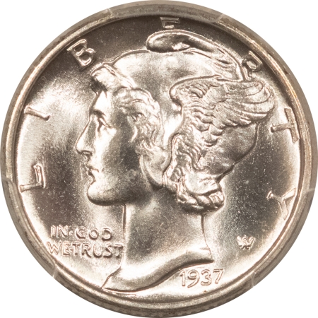 Mercury Dimes 1937 MERCURY DIME – PCGS MS-66 FB