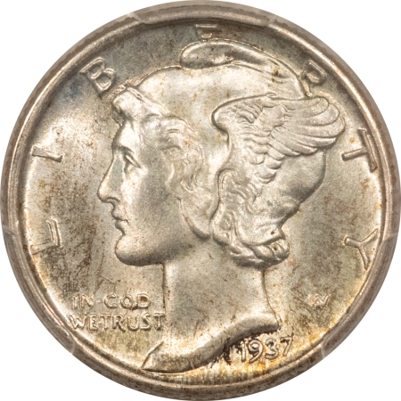 Mercury Dimes 1937 MERCURY DIME – PCGS MS-67 FB