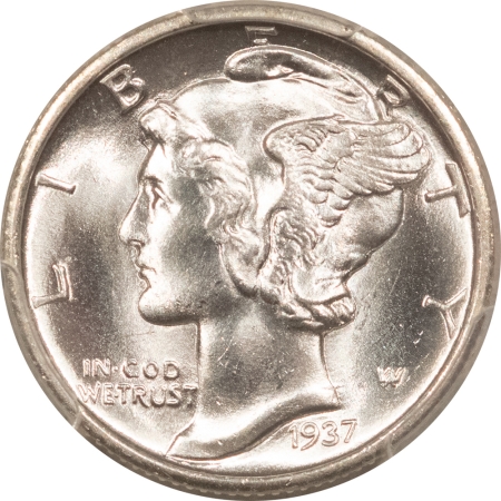 Mercury Dimes 1937-D MERCURY DIME – PCGS MS-65 FB