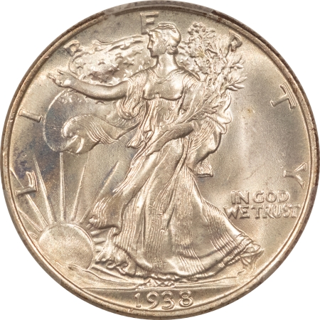 New Certified Coins 1938 WALKING LIBERTY HALF DOLLAR – PCGS MS-66