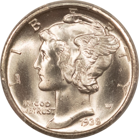 Mercury Dimes 1938-D MERCURY DIME – PCGS MS-65 FB