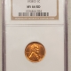 Lincoln Cents (Wheat) 1938 LINCOLN CENT – NGC MS-66 RD