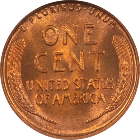 Lincoln Cents (Wheat) 1938-D LINCOLN CENT – NGC MS-66 RD