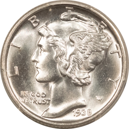 Mercury Dimes 1938-S MERCURY DIME – PCGS MS-64 FB