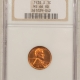 Lincoln Cents (Wheat) 1938-D LINCOLN CENT – NGC MS-66 RD