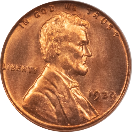 Lincoln Cents (Wheat) 1939 LINCOLN CENT – NGC MS-66 RD