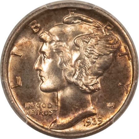 Mercury Dimes 1939-S MERCURY DIME – PCGS MS-65, GEM W/ PLEASING COLOR!