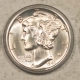 New Store Items 1942-P/D/S MERCURY DIMES LOT OF 3 – UNCIRCULATED! D IS A SLIDER, S IS A GEM!