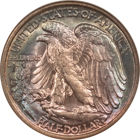 New Store Items 1942 WALKING LIBERTY HALF DOLLAR – PCI MS-60, GORGEOUS TONING!