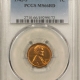 Lincoln Cents (Wheat) 1947-S LINCOLN CENT – PCGS MS-66 RD