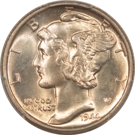 Mercury Dimes 1944 MERCURY DIME – PCGS MS-66 FB, FRESH, PRETTY & PQ!