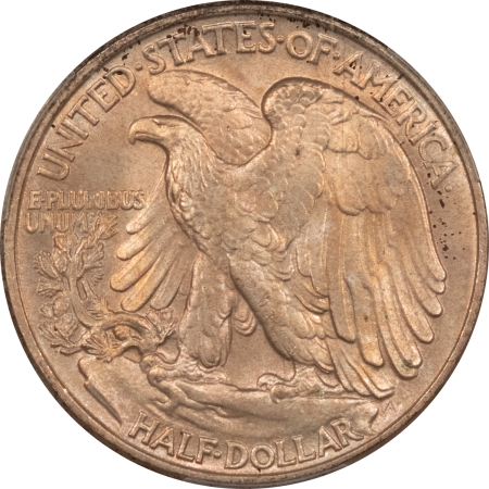 New Certified Coins 1945 WALKING LIBERTY HALF DOLLAR – PCGS MS-66, PLEASING ORIGINAL